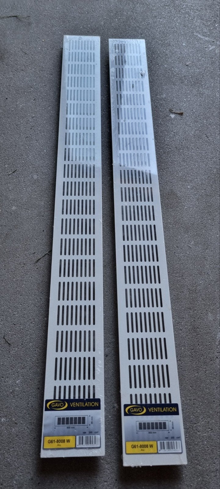 GAVO Ventilatie rooster G61-8008 W Alu 800x80mm, Ophalen of Verzenden, Nieuw, Ventilator