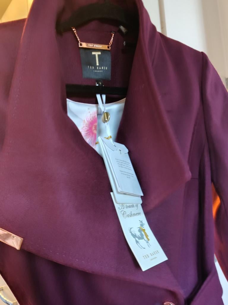 Ted Baker Niuewe jas maat 2 € 419, Ophalen of Verzenden, Nieuw