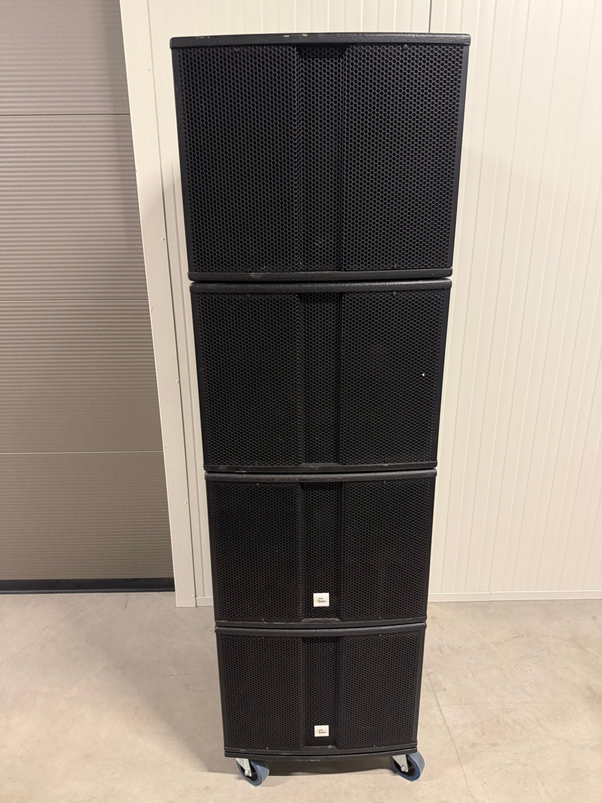 The Box Pro Achat 115 Sub (4x incl hoes), Audio, Tv en Foto, Subwoofer, Zo goed als nieuw, Ophalen, 150 watt of meer