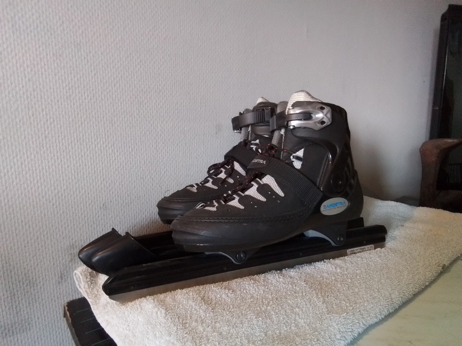 Zandstra, comfortnoren maat 40., Sport en Fitness, Schaatsen, Zandstra, Combinoren, Ophalen of Verzenden, Zo goed als nieuw