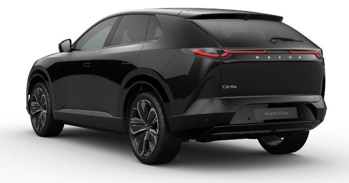 Mazda CX-6e Takumi 78 kWh NAVI | APPLE CARPLAY / ANDROID | P, Auto's, Automaat, Dealer onderhouden, Achterwielaandrijving, Zwart