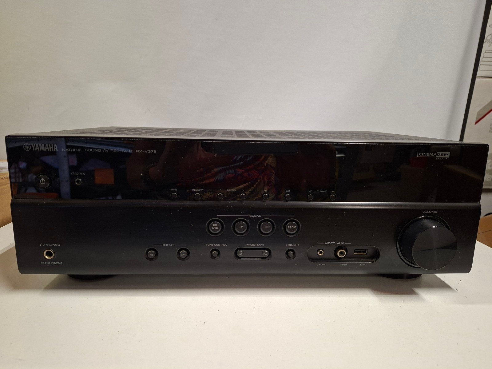 Yamaha RX-V375 AV Receiver, Audio, Tv en Foto, Versterkers en Receivers, Onbekend, Yamaha, Ophalen of Verzenden, Zo goed als nieuw