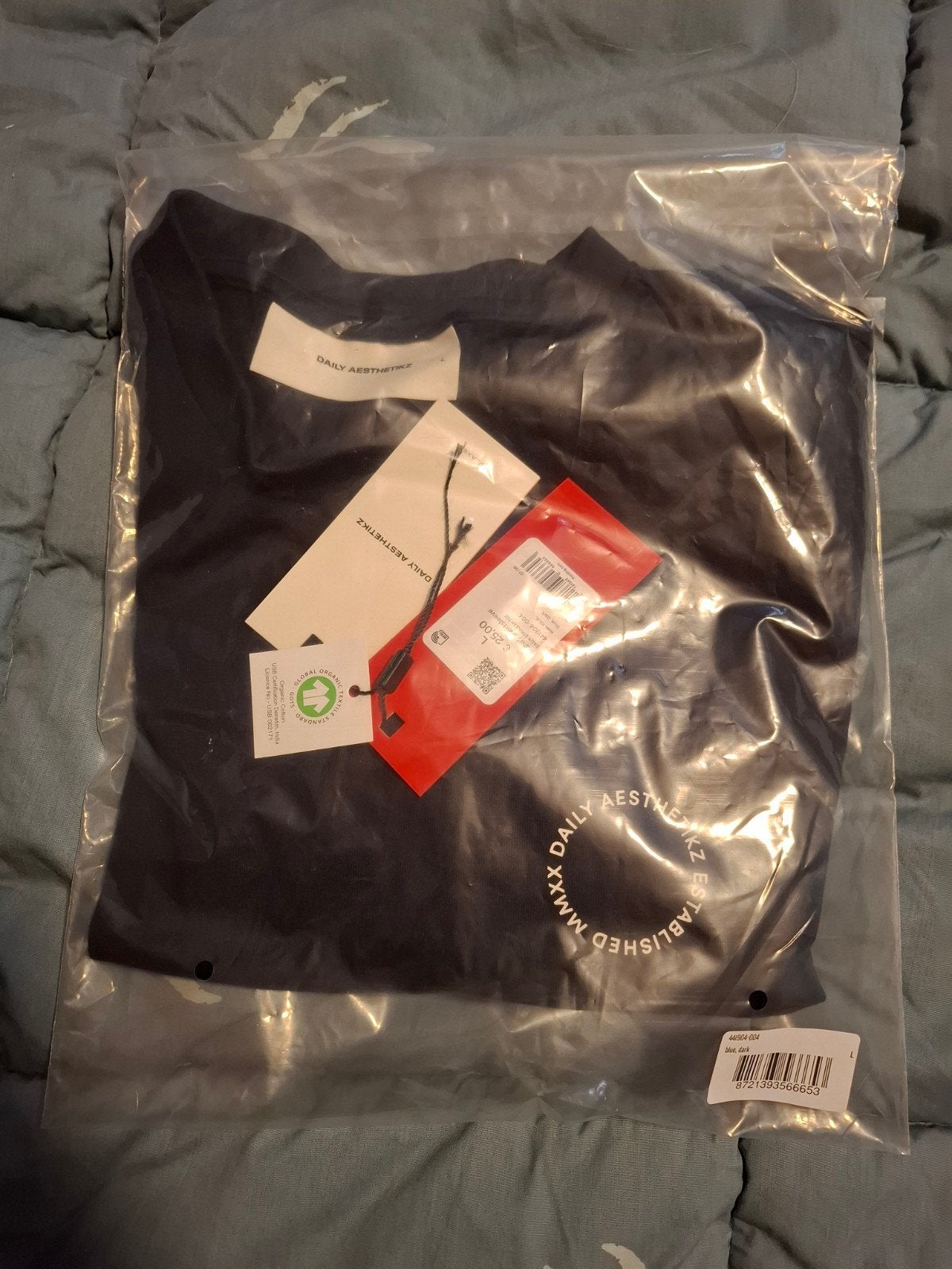 T Shirt maat L. The Sting  1x gewassen niet gedragen, Maat 52/54 (L), Blauw, Nieuw, Ophalen of Verzenden