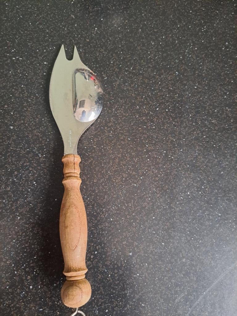 WMF proeflepel met Houten Handvat, Hout, Ophalen of Verzenden, Overige typen, Gebruikt