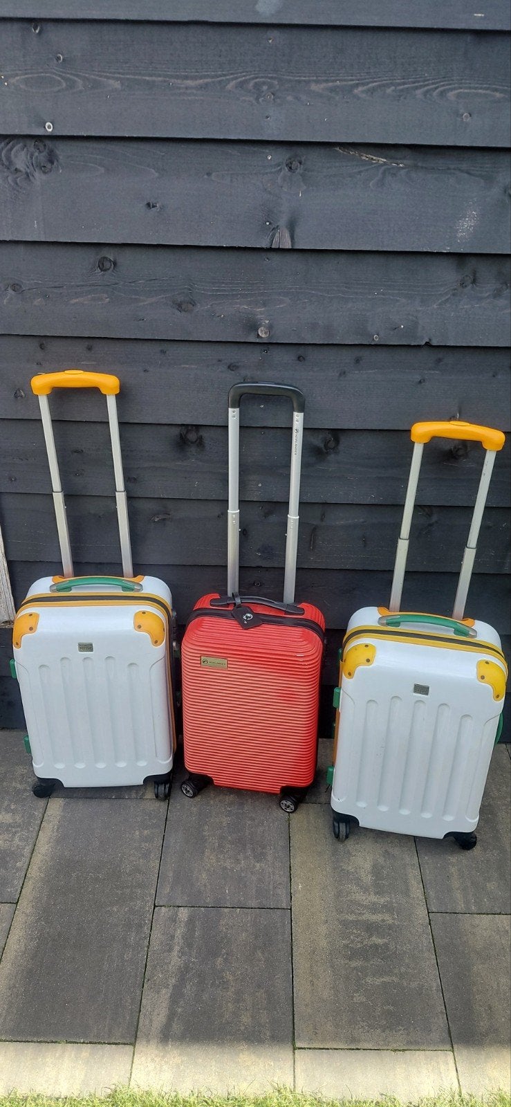 Koffers  - Ideaal voor Reizen, Ophalen, Uitschuifbare handgreep, Gebruikt, 50 tot 60 cm