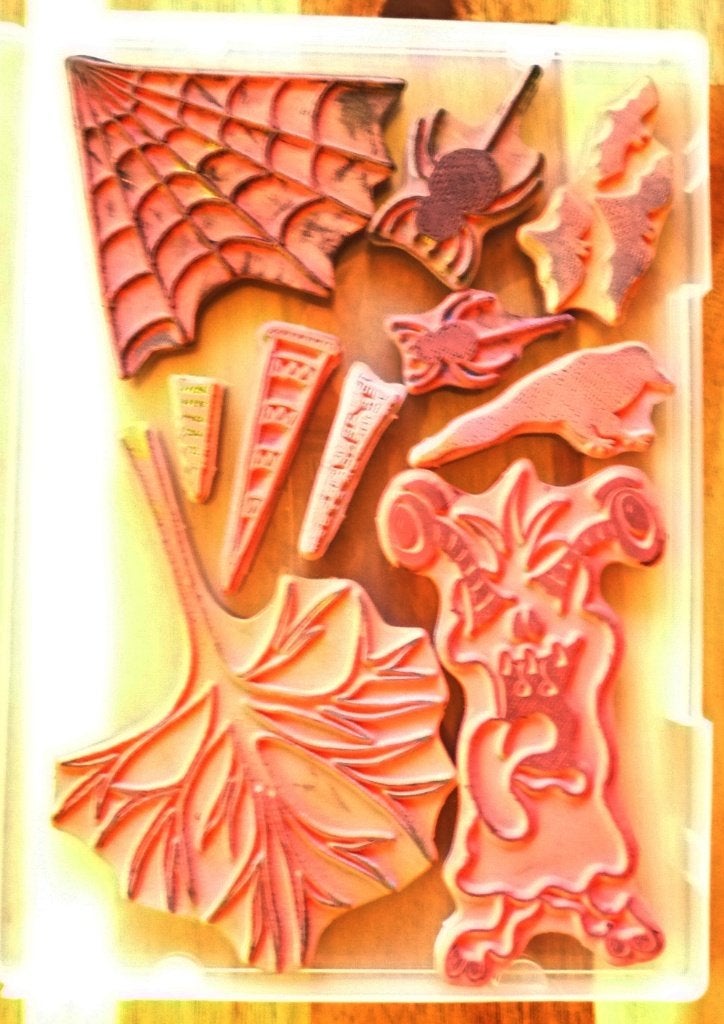 Dylusions stempels., Ophalen of Verzenden, Gebruikt, EZ-mounted stempel
