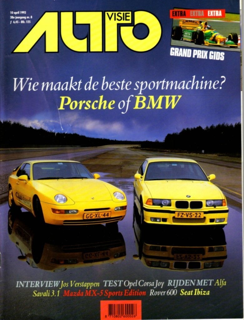Autovisie dubbeltest BMW M3 en Porsche 968 CS, Boeken, Ophalen of Verzenden, Gelezen, Overige merken