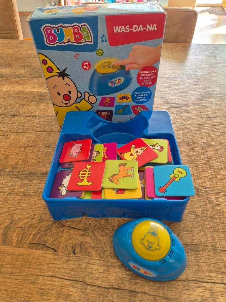 Bumba Was-da-na geluidenspel, Ophalen, Gebruikt