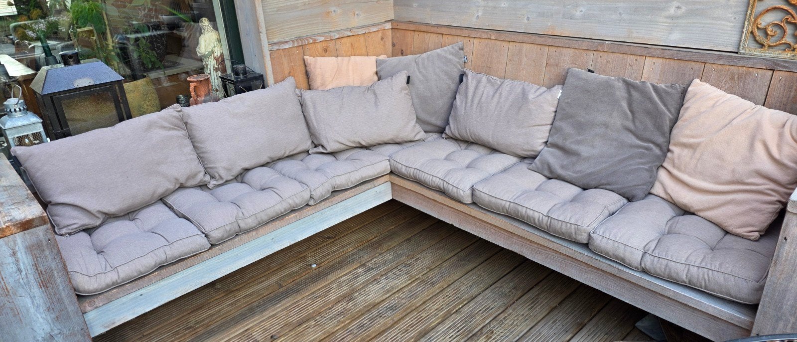 tuinkussens, Tuin en Terras, Ophalen, Overige materialen, Zo goed als nieuw, Loungeset