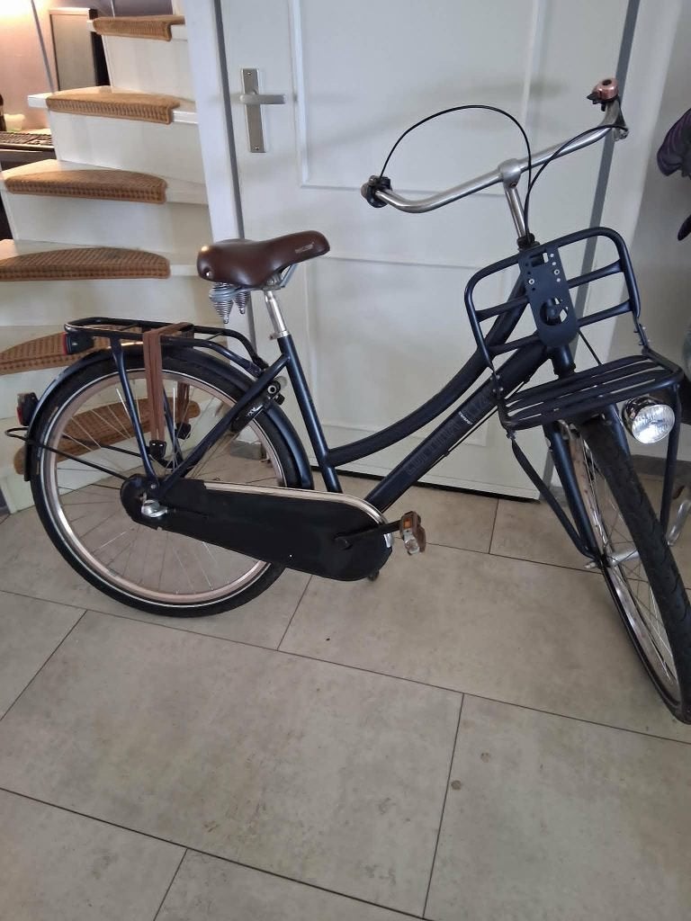 cortina damesfiets laag model 26 inch, Gebruikt, Velgrem, Versnellingen, Minder dan 47 cm
