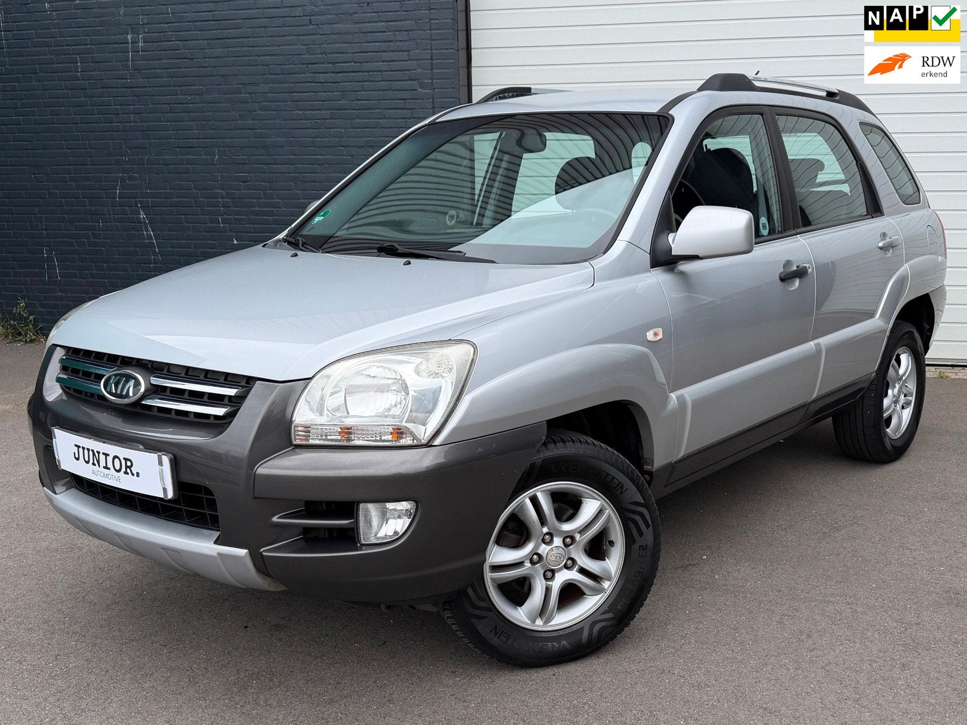 Kia Sportage 2.0 CVVT X-ecutive VOLLEDIGO-H/LEDER/AIRCO/CRUI, Auto's, 1442 kg, Gebruikt, Zwart, 4 cilinders