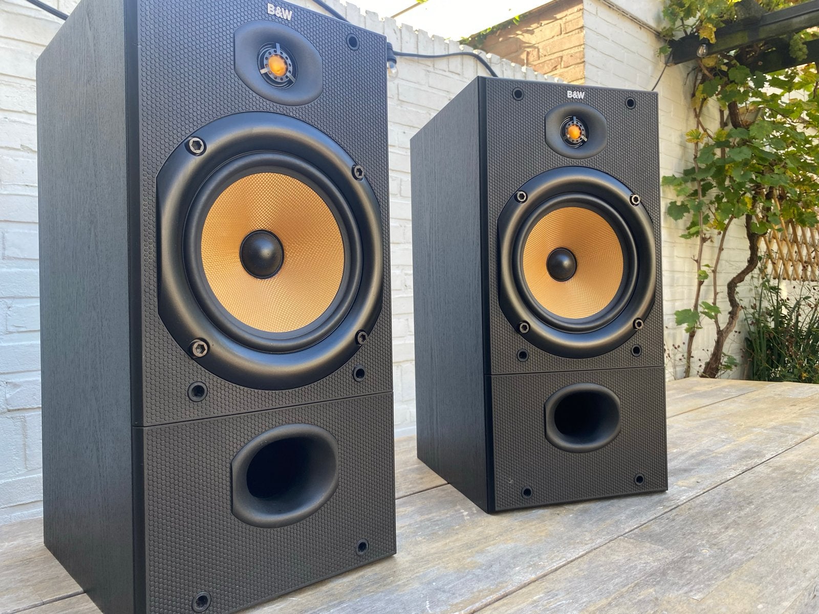 B&W DM602 Luidsprekers | Jantzen MKP Upgrade + Geserviced, Refurbished, Ophalen of Verzenden, 60 tot 120 watt, Bowers & Wilkins (B&W)