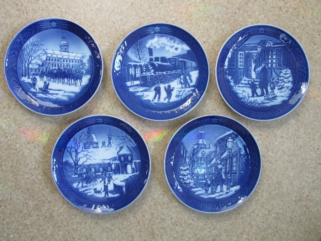 Royal Copenhagen wandborden 1992 - 1996, Ophalen of Verzenden, Zo goed als nieuw