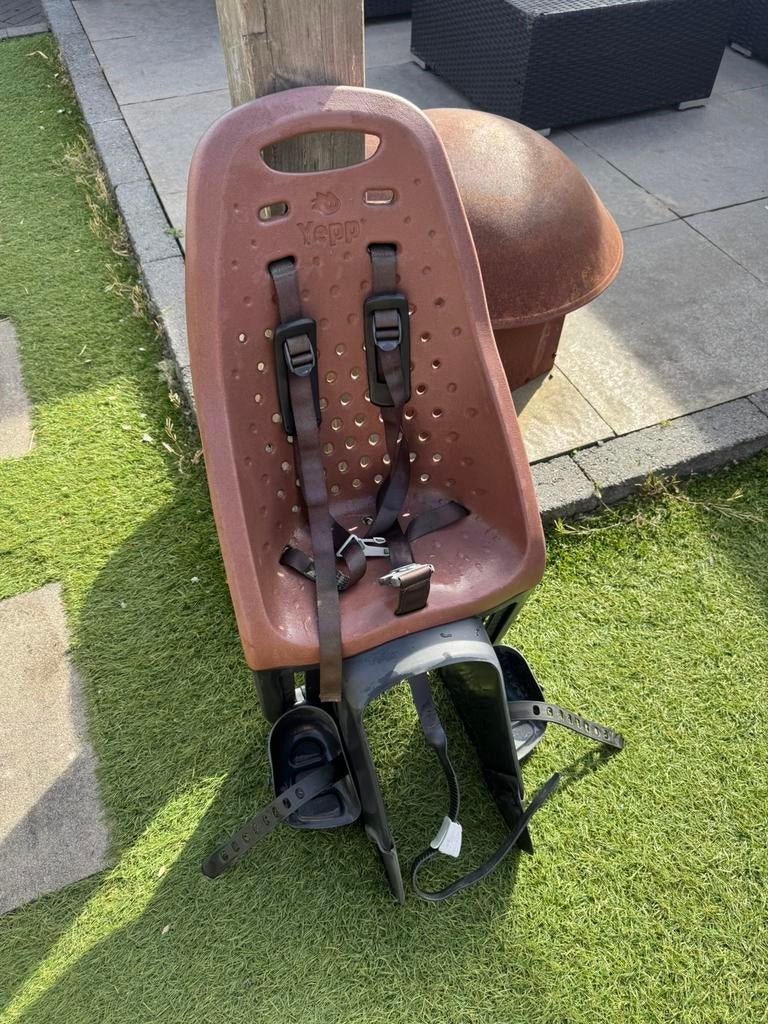 Yepp fietsstoeltje + adapter, Ophalen, Gebruikt