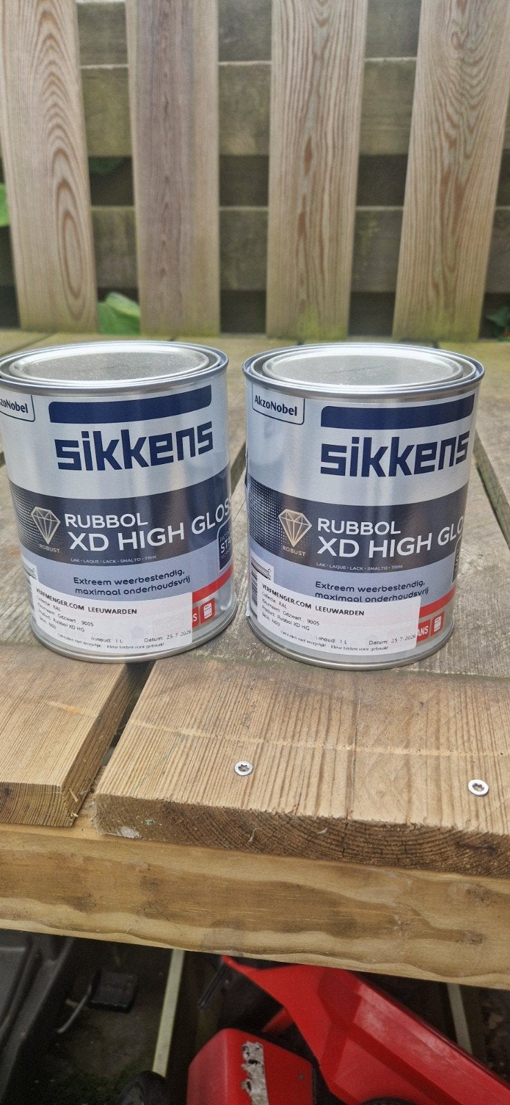 sikkens rubbol XD high gloss ral 9005, Zwart, Nieuw, Ophalen of Verzenden, Lak