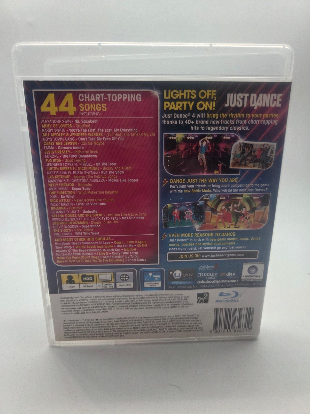 Just Dance 4 PS3 - Dansgame met 40+ hits, Muziek, Ophalen of Verzenden, Zo goed als nieuw, Eén computer