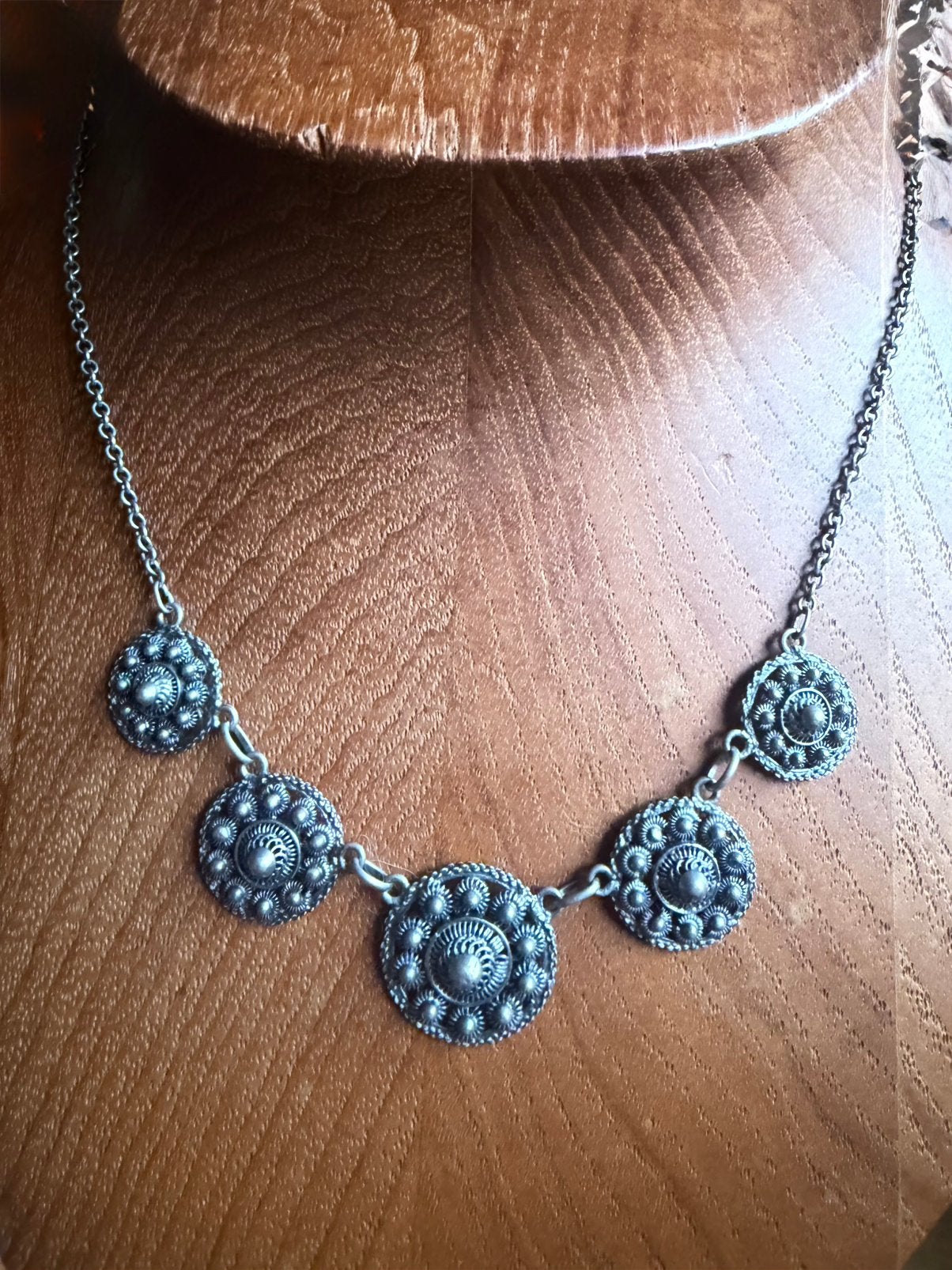Zeeuwse Knoopketting Zilver, Verzenden, Zo goed als nieuw, Overige materialen