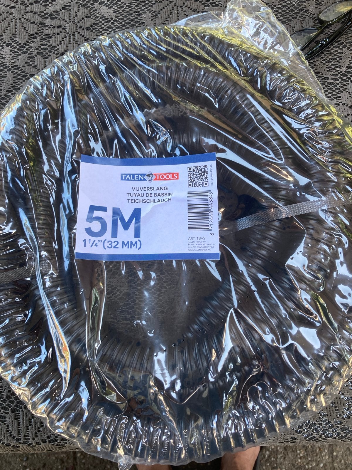 Nieuwe Vijverslang 5M - Talen Tools 1 1/4" (32 MM), Ophalen, Nieuw