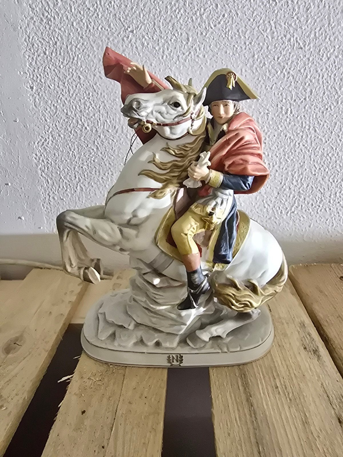 Beeldje Napoleon te paard met zwaard, Verzamelen, Beelden en Beeldjes, Ophalen of Verzenden