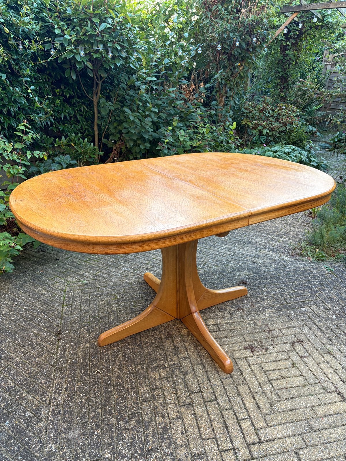 Vintage Design Uitschuiftafel, Huis en Inrichting, Zo goed als nieuw, 150 tot 200 cm, Rechthoekig, 50 tot 100 cm