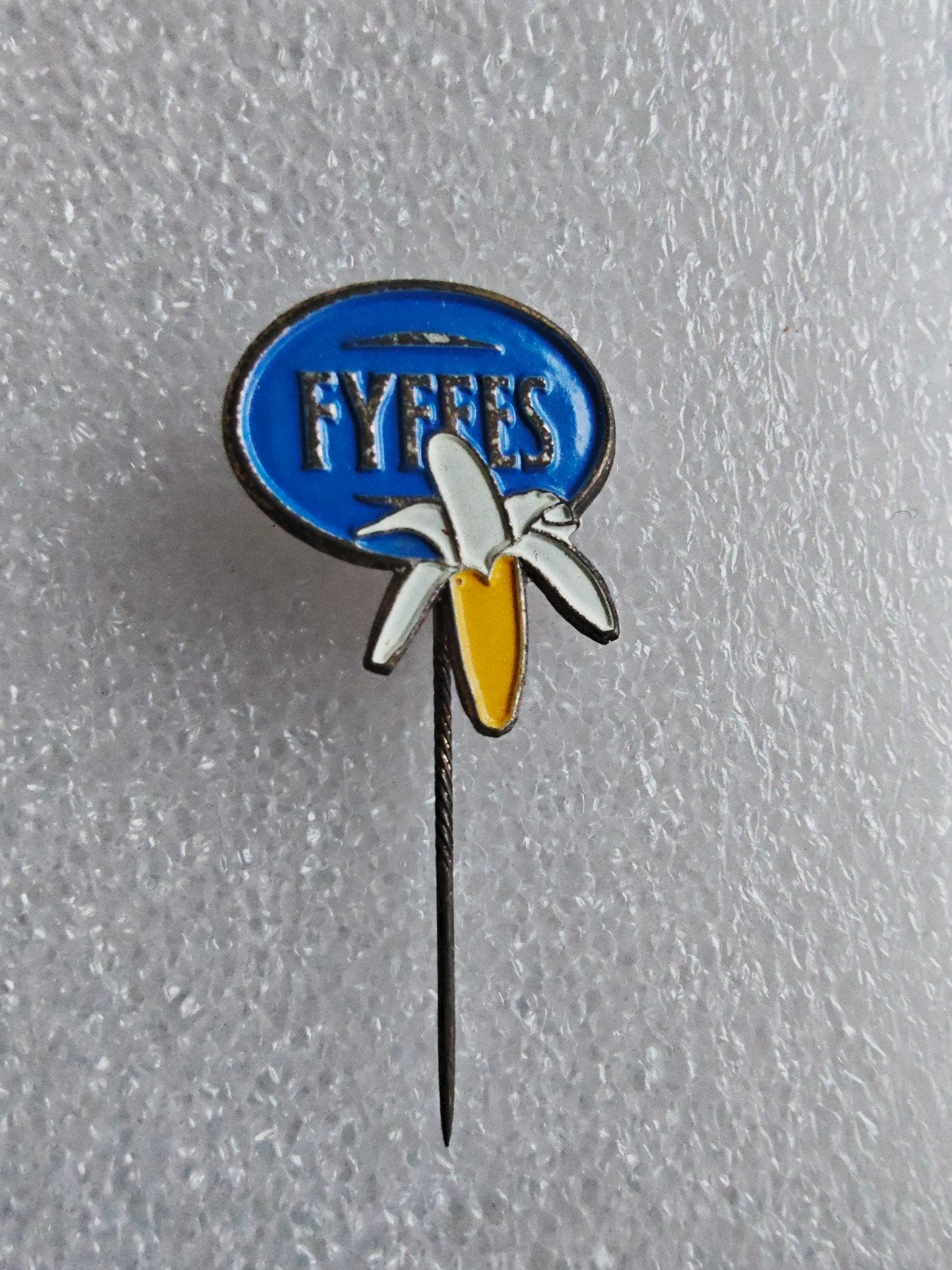Vintage Fyffes Banaan Speldje - Uniek Verzamelobject, Verzamelen, Speldjes, Pins en Buttons, Ophalen of Verzenden, Gebruikt