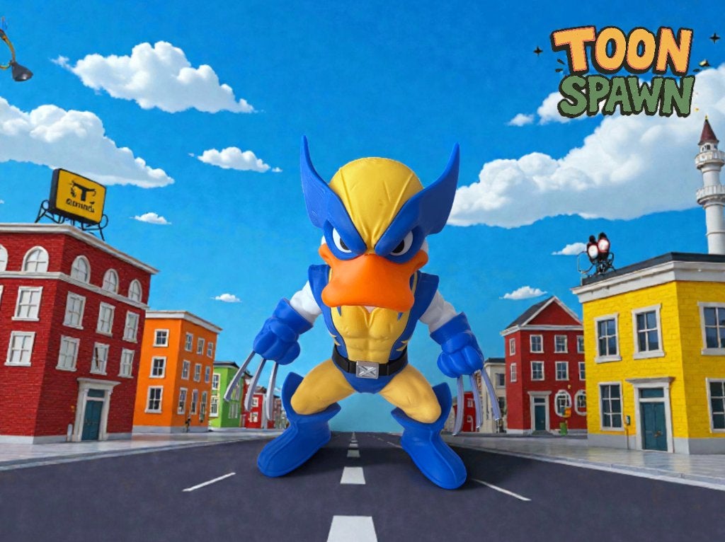 Donald Wolverine – Comic Version – 28 cm, Ophalen of Verzenden, Nieuw, Overige typen