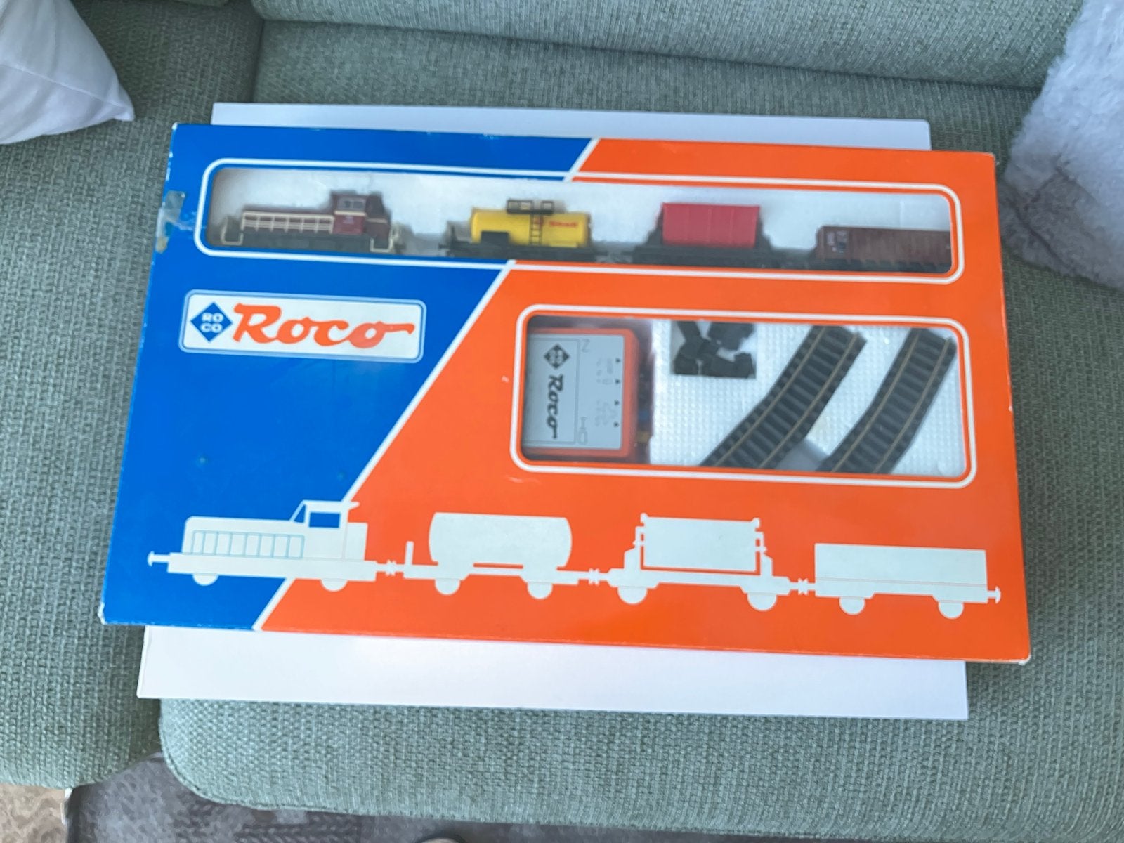 Roco Treinset met Rails, Gebouwen en Accessoires, Gelijkstroom, Ophalen of Verzenden, Roco, Analoog