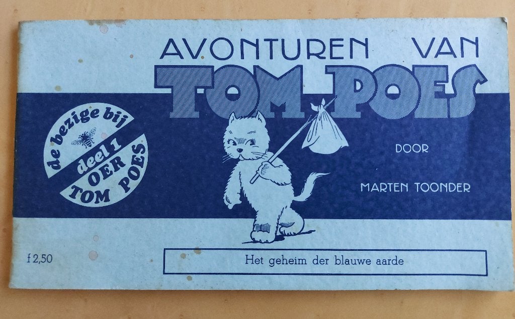 Tom Poes, Het geheim der blauwe aarde., Ophalen of Verzenden, Gelezen, Maarten Toonder