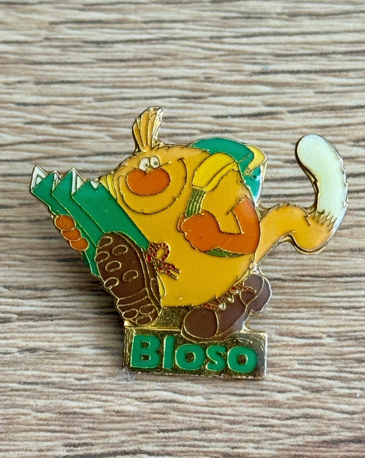Bloso Vintage Pin, Verzamelen, Speldjes, Pins en Buttons, Ophalen of Verzenden, Gebruikt, Overige onderwerpen, Speldje of Pin