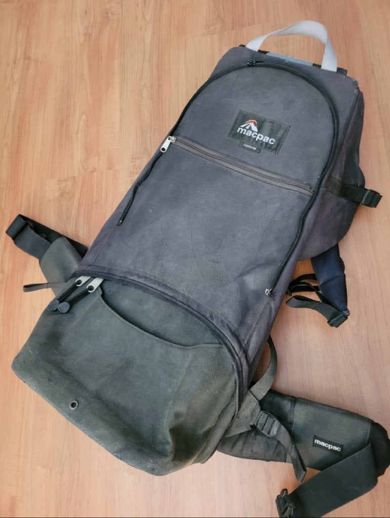 Draagrugzak - kinderdrager Macpack Vamoose, Kinderen en Baby's, Babydragers en Draagdoeken, Gebruikt, Rug, Draagzak, Ophalen