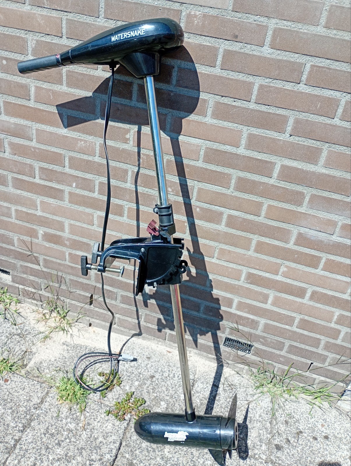 Electro buitenboordmotor, Ophalen, Zo goed als nieuw