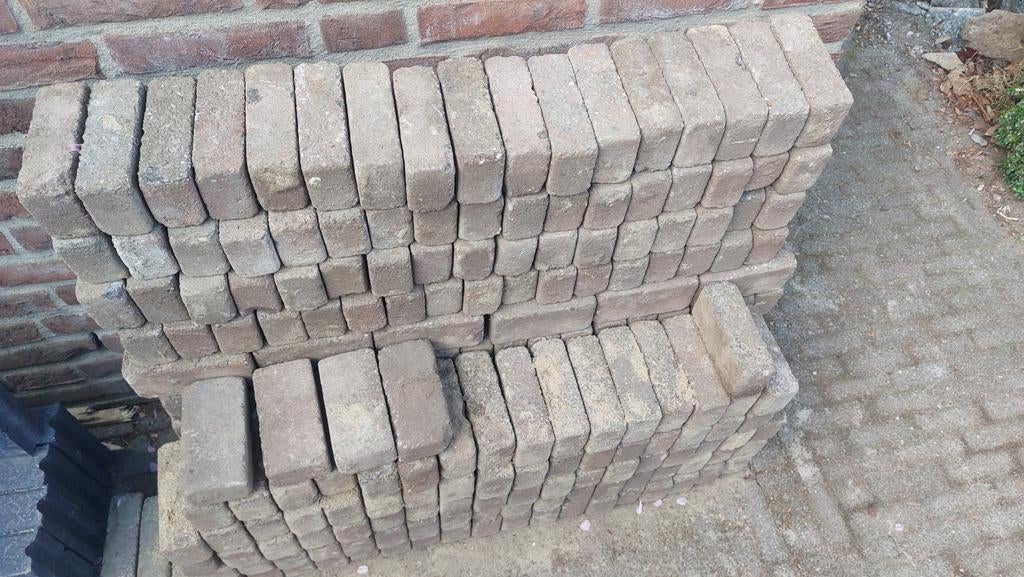 Bestrating/klinkers 150x73x47mm GRATIS, Tuin en Terras, Ophalen, Gebruikt, Beton, Klinkers