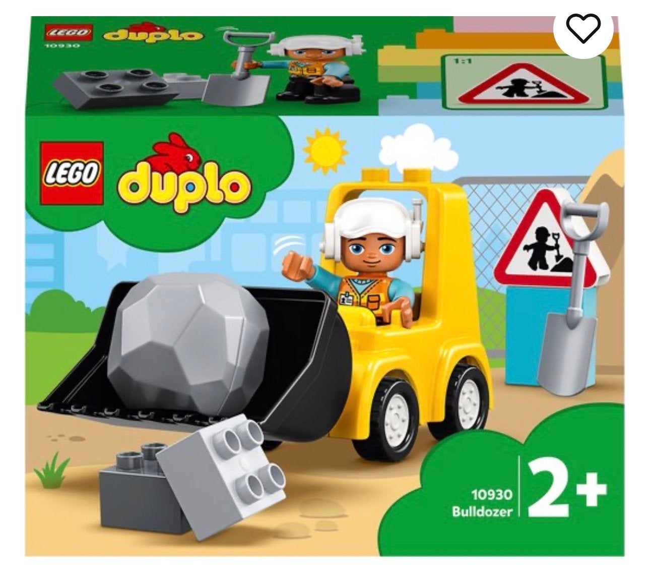 Lego Duplo Bulldozer 10930 - Zo goed als nieuw, Ophalen, Zo goed als nieuw, Compleet, Duplo