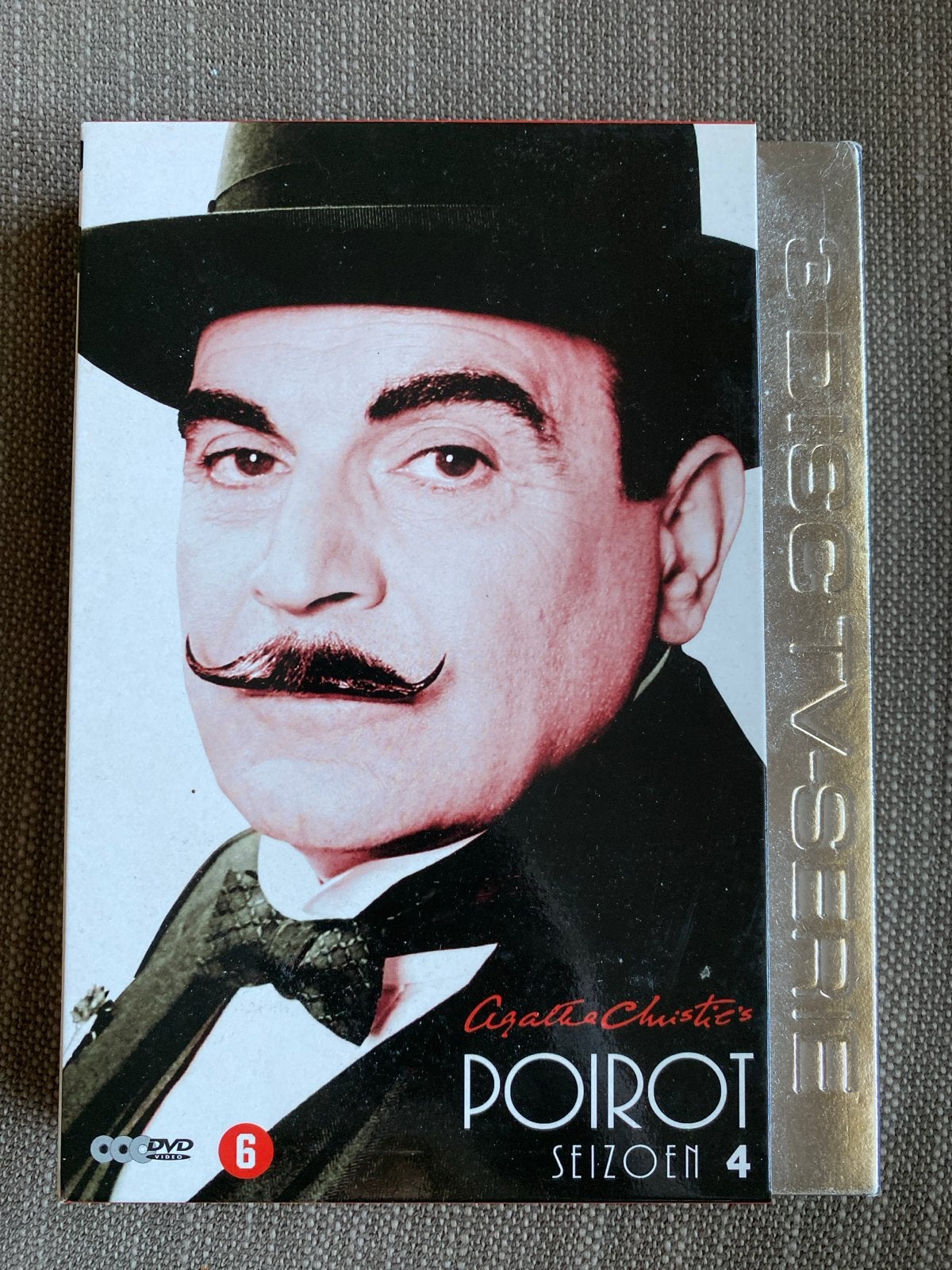 Agatha Christie's Poirot Seizoen 4 dvd Boxset, Boxset, Ophalen of Verzenden, Zo goed als nieuw, Vanaf 6 jaar