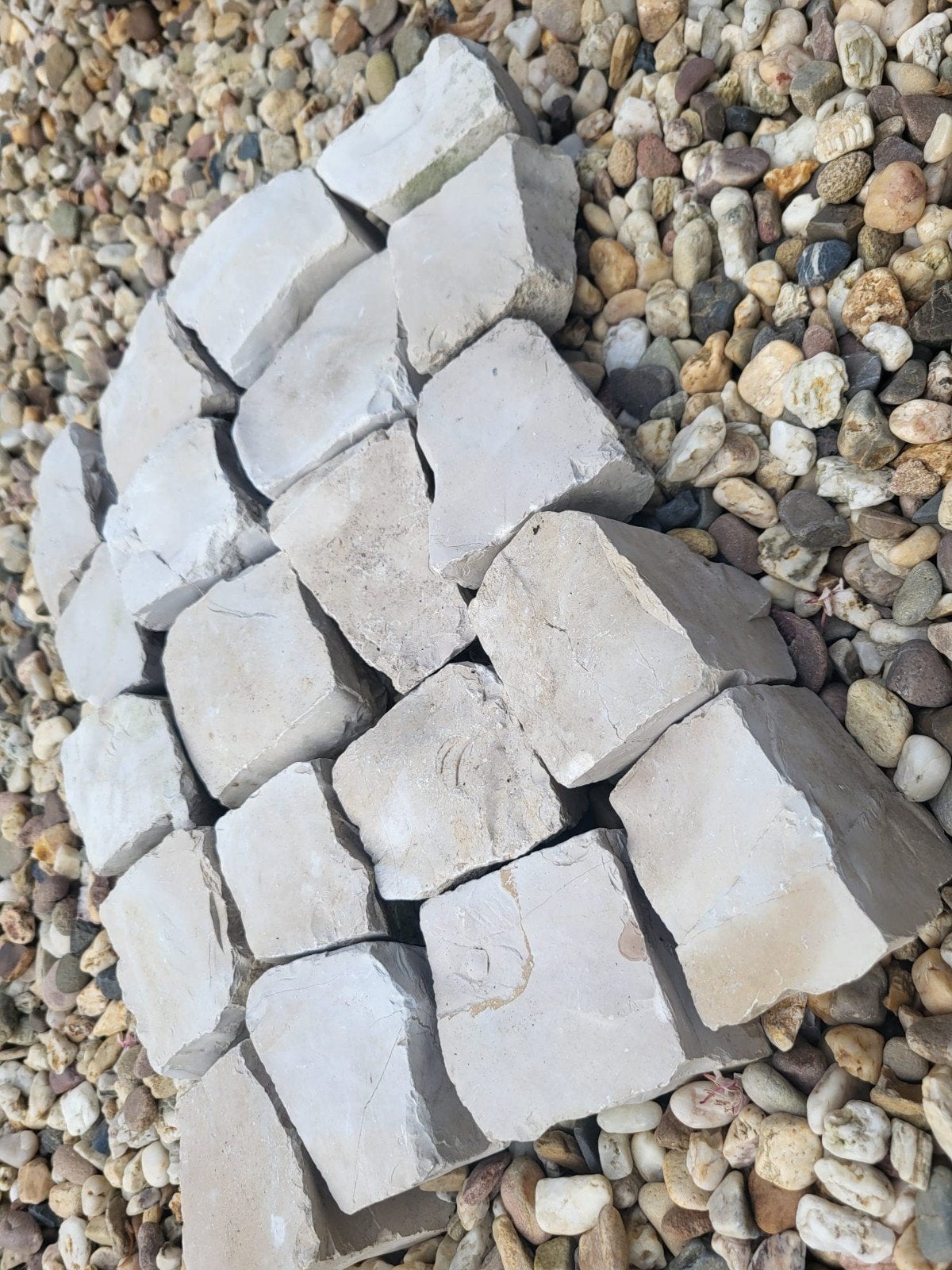 natuursteen klinkers voor tuin of oprit, Tuin en Terras, Ophalen, Klinkers, Nieuw, 5 tot 10 m²