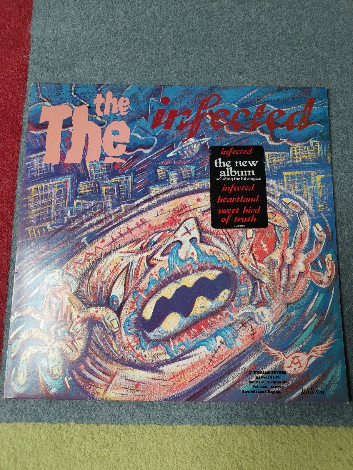 The The - Infected LP (1986) - Uitstekende Staat, LP, Ophalen of Verzenden, Zo goed als nieuw, 12 inch