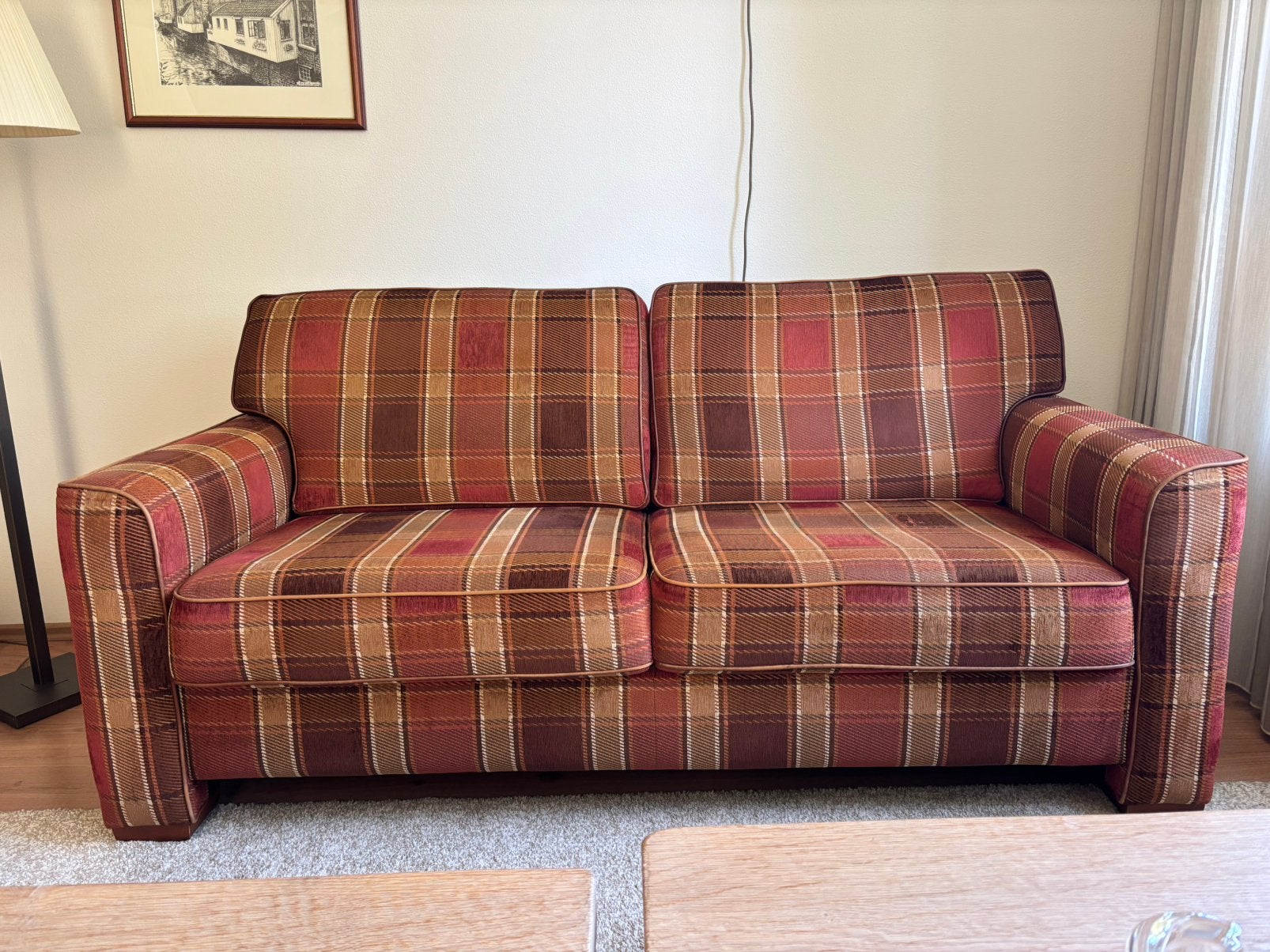 Bankje, Huis en Inrichting, Banken | Bankstellen, Ophalen, Gebruikt, Minder dan 75 cm, 150 tot 200 cm