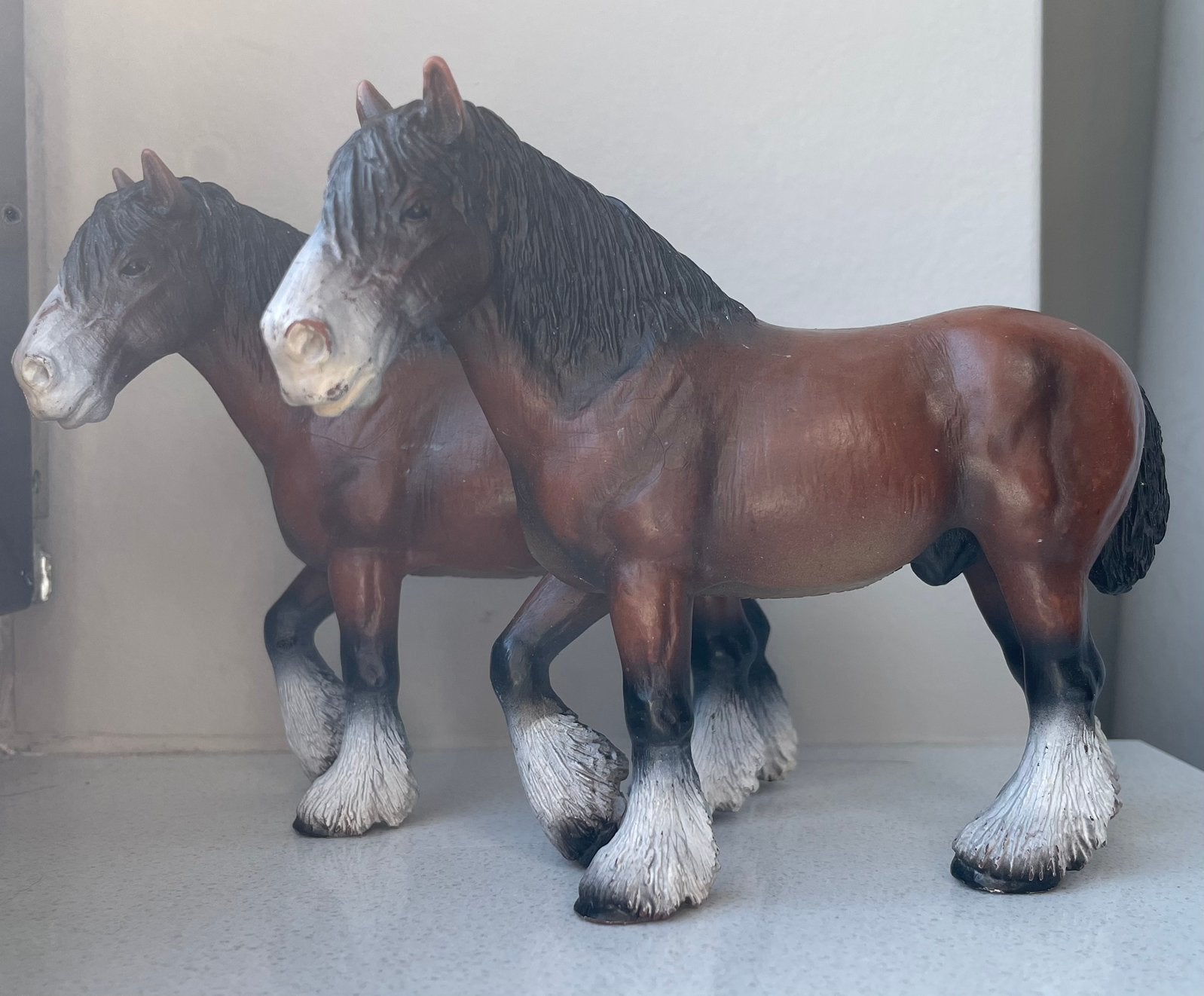 Schleich shire, Verzenden, Zo goed als nieuw, Paard, Beeldje of Figuurtje