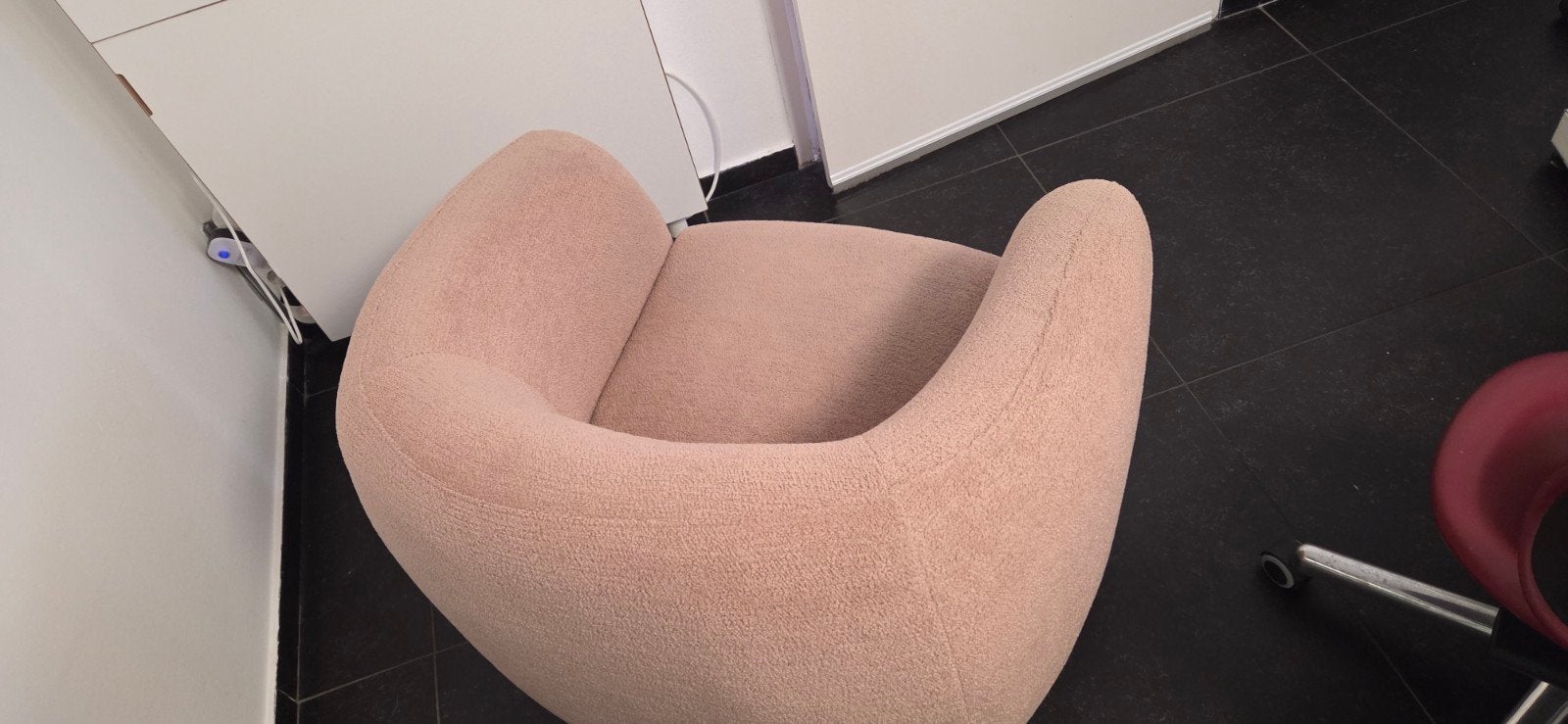 Stoel oud roze stoel, Huis en Inrichting, Stoelen, Ophalen, Overige kleuren, Nieuw, Eén