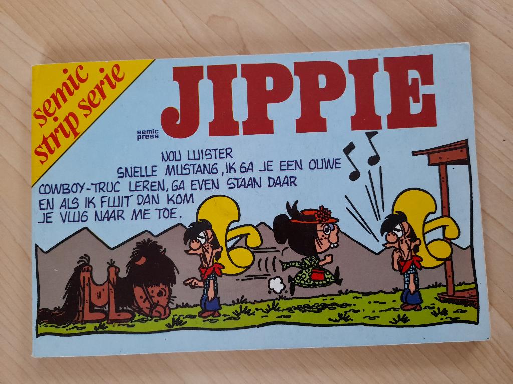 JIPPIE SEMIC STRIP SERIE DEEL 3, Eén stripboek, Ophalen of Verzenden, Gelezen