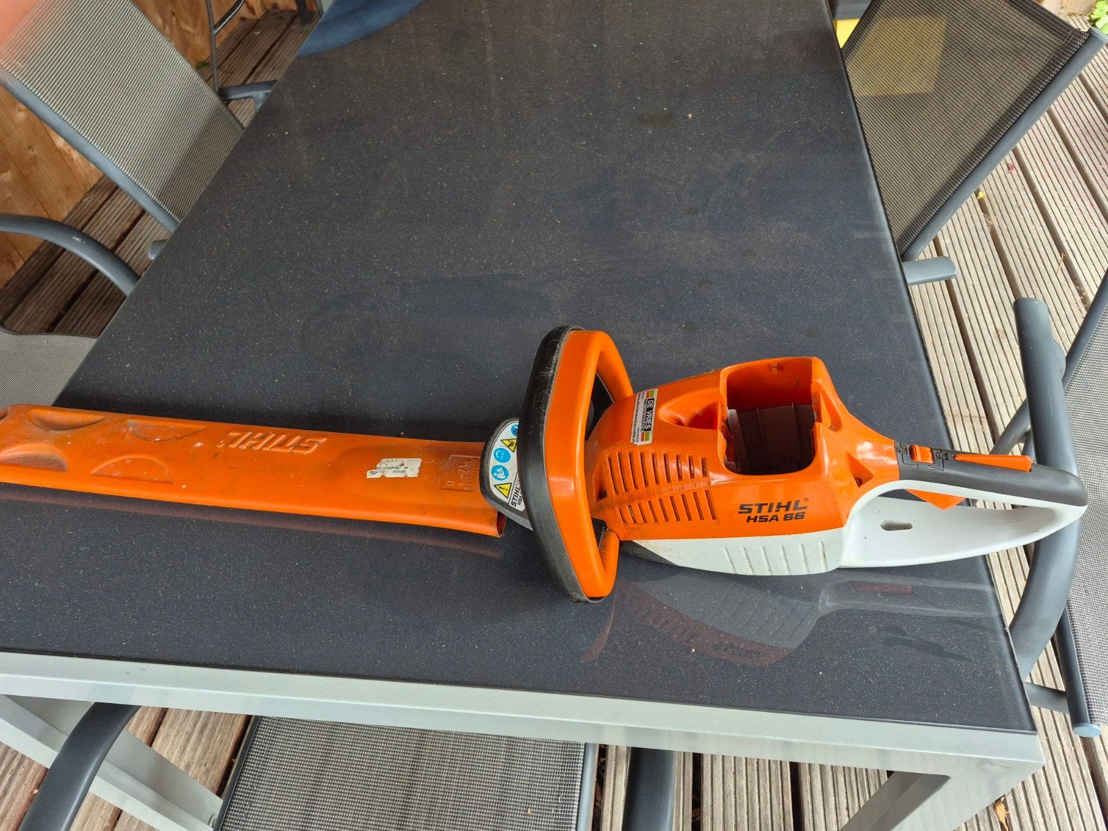 Stihl HSA 66 Accu Heggenschaar - Zonder Accu/Lader, Ophalen of Verzenden, Gebruikt, Accu, Stihl