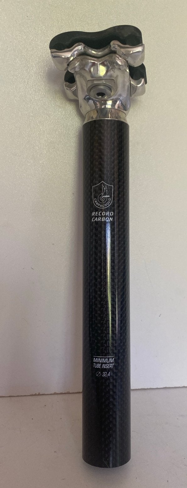 Campagnolo Record Carbon zadelpen racefiets, Gebruikt, Overige typen, Ophalen of Verzenden, Racefiets