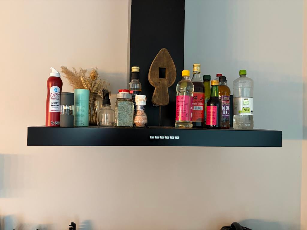 Bruynzeel keuken met massief houten blad en Pelgrim apparatu, Huis en Inrichting, Keuken | Complete keukens, Ophalen, Gebruikt