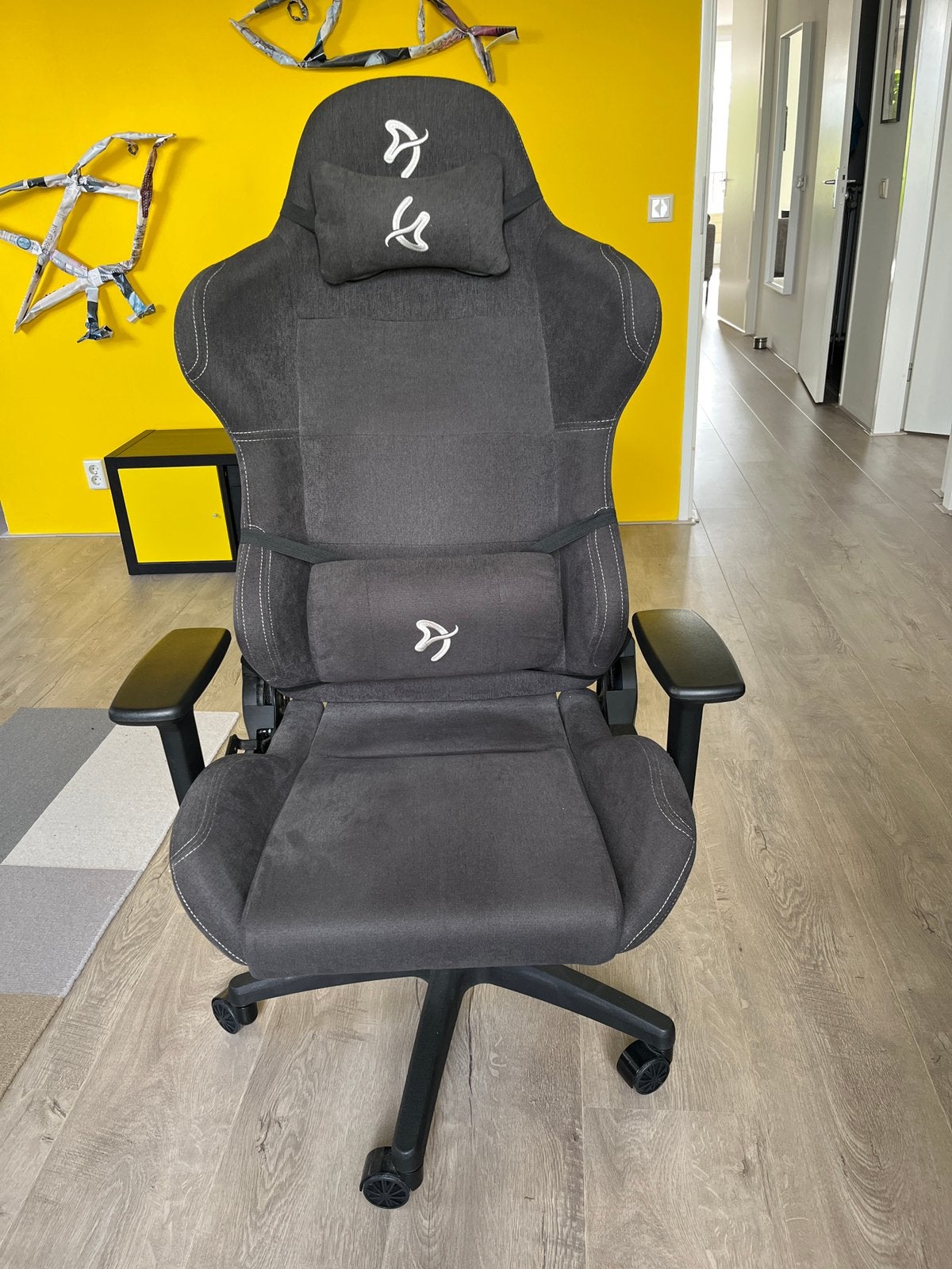 Nieuwestaat Ergonomische computer stoel - Arozzi, Huis en Inrichting, Ophalen, Gebruikt, Zwart, Bureaustoel