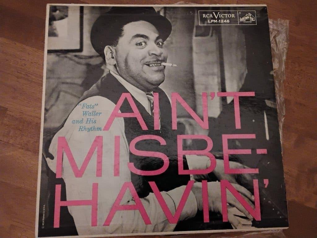 "Fats" Waller & Rhythm ‎Ain't Misbehavin' RCA  LP  US 1956, LP, Gebruikt, Ophalen of Verzenden, 12 inch