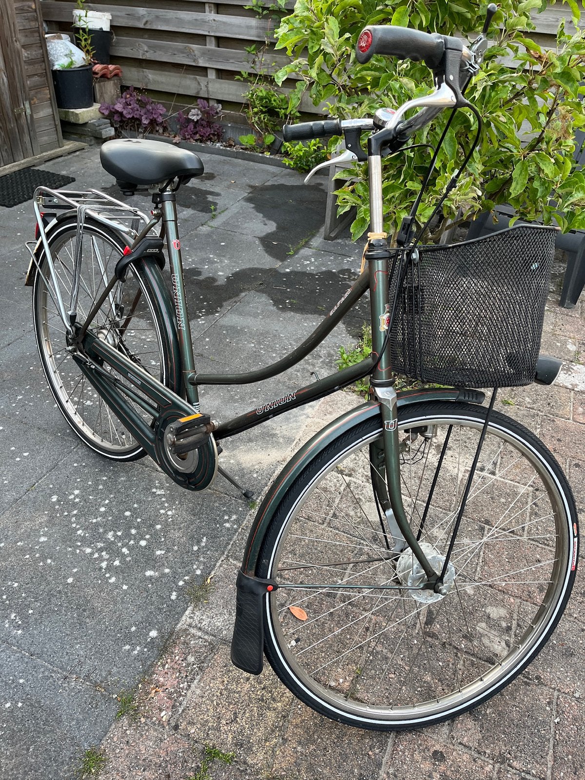 Union damesfiets Safari 3 versnellingen groen, Fietsen en Brommers, Fietsen | Dames | Omafietsen, Ophalen, Velgrem, Versnellingen