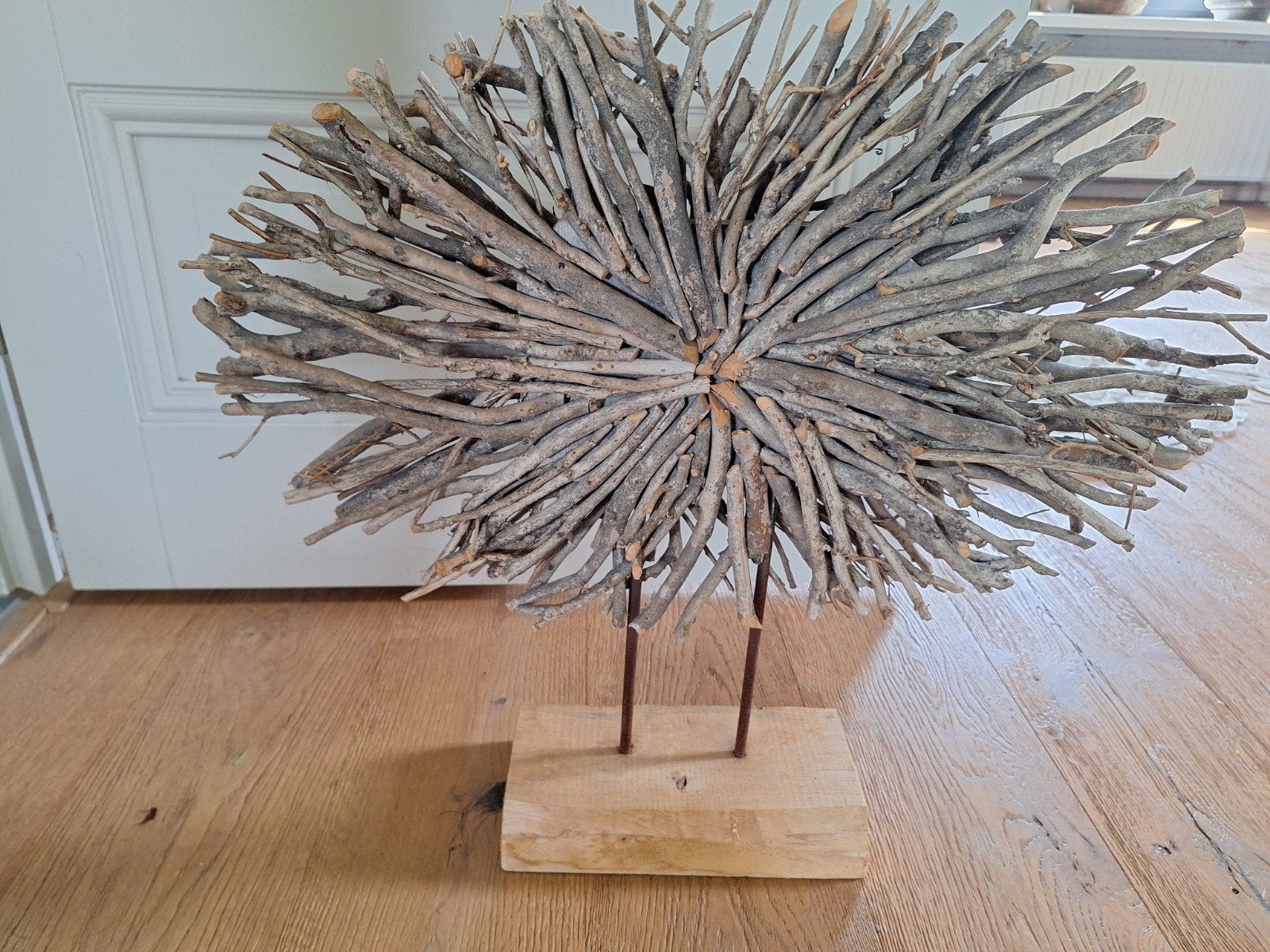 Houten ornament,stoer,sober,verweerd hout,landelijk wonen, Ophalen