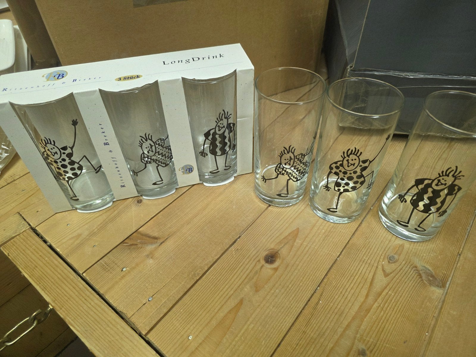 Nieuwe Ritzenhoff & Breker Longdrinkglazen - 6 stuks, Glas, Nieuw, Ophalen of Verzenden, Meerkleurig