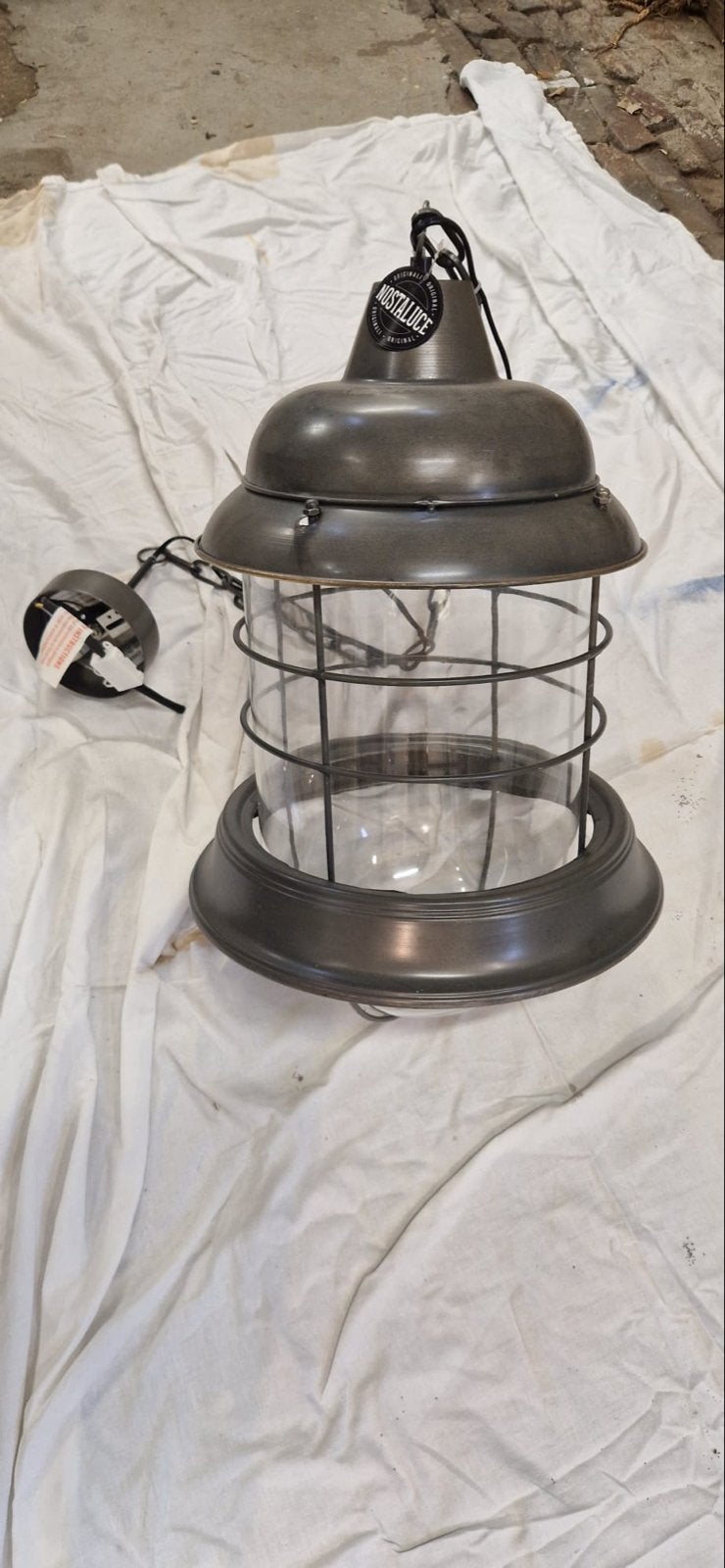 Nieuwe Nostalux Schamballa XL buitenlamp, E27 fitting, Huis en Inrichting, Ophalen, Nieuw, Metaal, E27 (groot)
