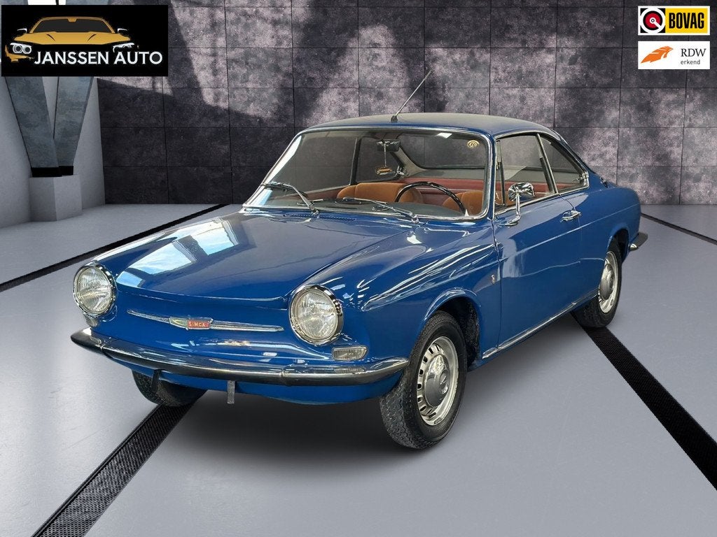 Simca Coupe 1000 | Zeldzame auto | Nette Staat | Frans kente, Auto's, Overige merken, Achterwielaandrijving, Overige carrosserieën
